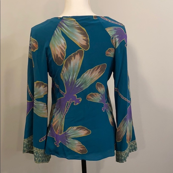Ramona La Rue by Arianne Dragonfly Print Blouse - Picture 3 of 6